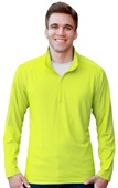 Blue Generation Mens Solid Zip Pullover