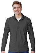 Blue Generation Mens Solid Zip Pullover