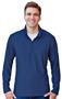 Blue Generation Mens Solid Zip Pullover