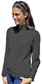 Blue Generation Ladies' Solid Zip Pullover