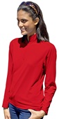 Blue Generation Ladies' Solid Zip Pullover