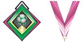 Hasty Excel 3" Pink Medal G-Force Soccer Mylar