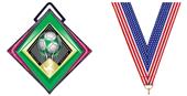 Hasty Excel 3" Pink Medal G-Force Soccer Mylar