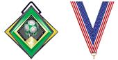 Hasty Excel 3" Yellow Medal G-Force Soccer Mylar Hasty Excel 3" Yellow Medal G-Force Soccer Mylar