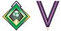 VICTORY PURPLE NECK RIBBON