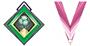 HALO PINK NECK RIBBON