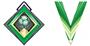HALO GREEN NECK RIBBON