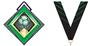 PHOENIX GREEN NECK RIBBON