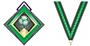 VICTORY GREEN NECK RIBBON