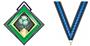 VICTORY BLUE NECK RIBBON
