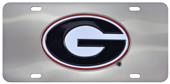 Fan Mats NCAA Georgia Diecast License Plate