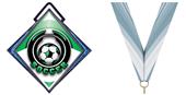 Excel 3" Blue Diamond Medal Epic Soccer Mylar Excel 3" Blue Diamond Medal Epic Soccer Mylar