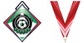 Excel 3" Red Diamond Medal Epic Soccer Mylar Excel 3" Red Diamond Medal Epic Soccer Mylar