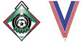 Excel 3" Red Diamond Medal Epic Soccer Mylar Excel 3" Red Diamond Medal Epic Soccer Mylar