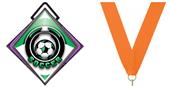 Excel 3" Purple Diamond Medal Epic Soccer Mylar Excel 3" Purple Diamond Medal Epic Soccer Mylar