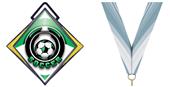 Excel 3" Yellow Diamond Medal Epic Soccer Mylar Excel 3" Yellow Diamond Medal Epic Soccer Mylar