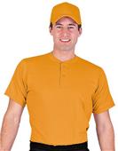 Adult & Youth 2-Button Short Sleeve Baseball Jersey