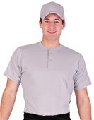 Adult & Youth 2-Button Short Sleeve Baseball Jersey