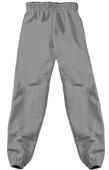 Women & Girls (GXL,WL,WXL- Grey) Pull-On, 1-Rear Pocket, Softball Pants