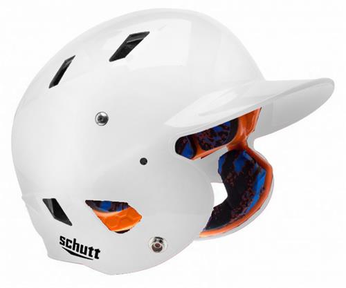 Casque de battage softball Schutt FastPitch avec masque de garde rouge