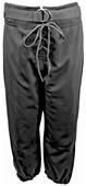 Football Pants, Youth (Black or White) Snap Pads - (Pads Sold Separately)