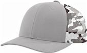 Richardson 112PM Printed Mesh Trucker Cap SILVER/GREY CAMO Primary