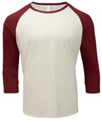 Threadfast Apparel Triblend 3/4 Sleeve Raglan Tee