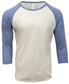 Threadfast Apparel Triblend 3/4 Sleeve Raglan Tee