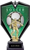 9.25" Spectra Female Soccer Trophy Marble Base 9.25" Spectra Female Soccer Trophy Marble Base