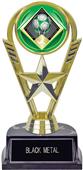 7" Gold Star Soccer Trophy w/Insert Marble Base 7" Gold Star Soccer Trophy w/Insert Marble Base