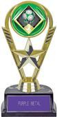 7" Gold Star Soccer Trophy w/Insert Marble Base 7" Gold Star Soccer Trophy w/Insert Marble Base