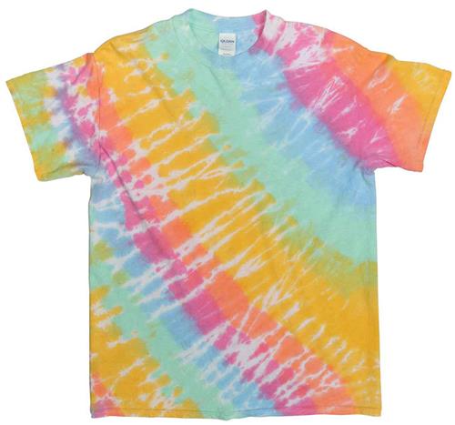 Dyenomite Tilt Diagonal Twist Tie Dye Cotton Tee 200TL