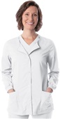 Landau Womens Modern Crewneck Warm-Up Jacket 3038