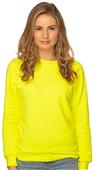 Royal Apparel Womens Neon Fleece Raglan Sweatshirt