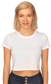 Royal Apparel Womens Weekend Boxy Crop Tee