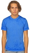 Royal Apparel Unisex Burnout Wash Tee 17151BO HEATHER ROYAL Primary