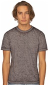 Royal Apparel Unisex Burnout Wash Tee 17151BO HEATHER CHARCOAL Primary