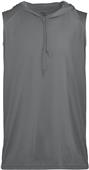 Badger Adult Youth Bcore Sleeveless Hood Tee GRAPHITE Primary