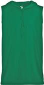 Badger Adult Youth Bcore Sleeveless Hood Tee FOREST Primary