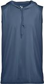 Badger Adult Youth Bcore Sleeveless Hood Tee NAVY Primary