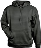 Badger Adult Graphite Stripe Fleece Hoodie 142500 BLACK STRIPE Primary