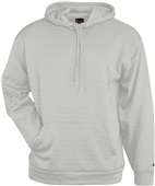 Badger Adult Graphite Stripe Fleece Hoodie 142500 SILVER STRIPE Primary