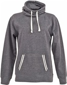 J America Ladies Relay Cowl Neck Jacket BLACK Primary