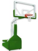 Tempest Triumph Portable Basketball System with 42x72 glass backboard