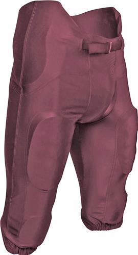 Pantaloni Calcio Integrati Champro Terminator 3: Con Protezioni Cucite, Cintura Regolabile, Tessuto Traspirante 100% Poliestere, Royal Blu L - 4