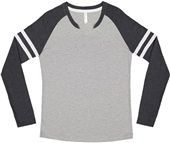 LAT Sportswear Ladies Game Day Mash-Up Vintage Tee