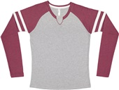 LAT Sportswear Ladies Game Day Mash-Up Vintage Tee