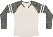 LAT Sportswear Ladies Game Day Mash-Up Vintage Tee