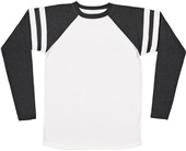 LAT Sportswear Adult Game Day Mash-Up Vintage Tee BLENDED WHITE/VINTAGE SMOKE/BLENDED WHITE Primary