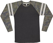 LAT Sportswear Adult Game Day Mash-Up Vintage Tee VINTAGE SMOKE/VINTAGE CAMO/VINTAGE HEATHER Primary